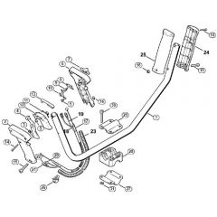 Genuine Stihl FS44 / L - Two-Handed Handlebar FS 44 F/D/SEA