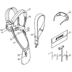 Genuine Stihl FS44 / Q - Tools, Extras