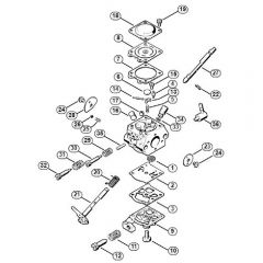 Genuine Stihl FS44 R / D - Carburettor WT-160