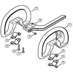 Genuine Stihl FS44 R / K - Loop Handle