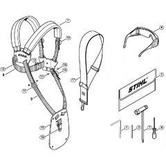 Genuine Stihl FS44 R / Q - Tools, Extras