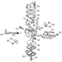 Genuine Stihl FS450 / K - Carburetor C1Q-S34 (46.2003)