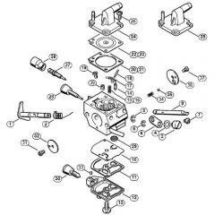 Genuine Stihl FS450 L / G - Carburetor C1Q-S154, C1Q-S94