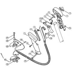 Genuine Stihl FS450 L / N - Control handle