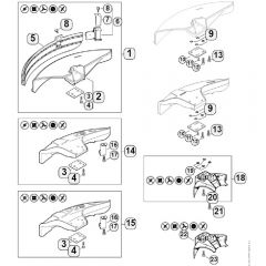 Genuine Stihl FS450 L / T - Deflector