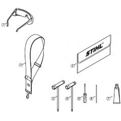 Genuine Stihl FS45 C-E / AD - Tools, Extras