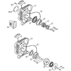 Genuine Stihl FS45 C-E / D - Rewind starter ErgoStart/Easy2Start