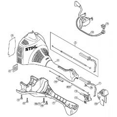 Genuine Stihl FS45 / H - Motor housing