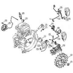 Genuine Stihl FS460 C-EM / G - Ignition system