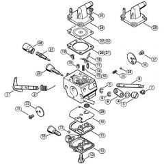 Genuine Stihl FS480 K / G - Carburetor C1Q-S154, C1Q-S94