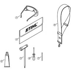 Genuine Stihl FS50-L / M - Tools, Extras