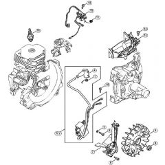 Genuine Stihl FS510 C-EM / G - Ignition system