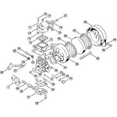 Genuine Stihl FS51 / G - Carburetor, Air filter