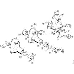 Genuine Stihl FS52 / F - Fan housing