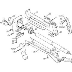 Genuine Stihl FS550 / H - Clutch housing, AV system