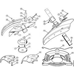 Genuine Stihl FS550 / O - Deflector