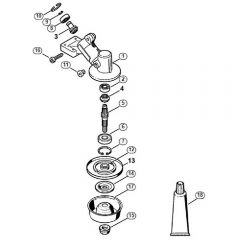 Genuine Stihl FS55 2-MIX / AH - Gear head (16.2014)