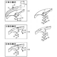 Genuine Stihl FS55 2-MIX / AJ - Deflector (16.2014)