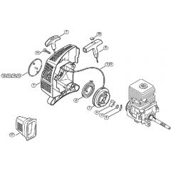 Genuine Stihl FS55 2-MIX / C - Rewind starter