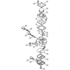 Genuine Stihl FS55 2-MIX / V - Carburetor C1Q-S216, C1Q-S190 2-MIX (16.2014), (39.2011)