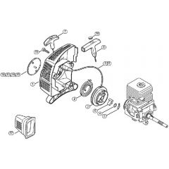 Genuine Stihl FS55 / C - Rewind starter