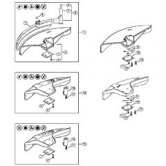 Genuine Stihl FS55 T / AJ - Deflector (16.2014)