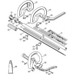 Genuine Stihl FS56 R / N - Drive tube assembly, Loop handle