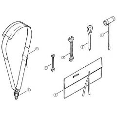 Genuine Stihl FS60 / H - Tools, Extras