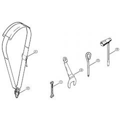 Genuine Stihl FS61 / H - Tools, Extras