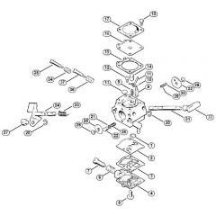 Genuine Stihl FS62 / E - Carburetor