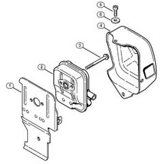 Genuine Stihl FS65-4 / E - Muffler