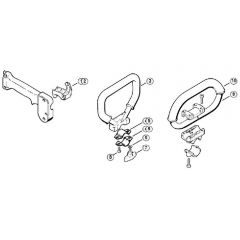 Genuine Stihl FS66 / J - Drive tube assembly, Loop handle