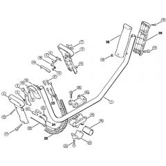 Genuine Stihl FS72 / L - Bike handle