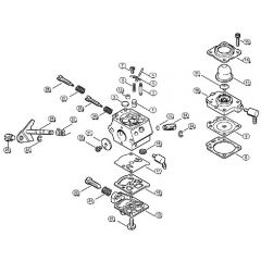 Genuine Stihl FS74 / F - Carburetor WT-227