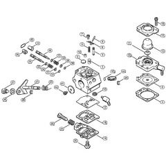 Genuine Stihl FS74 / G - Carburetor WT-329