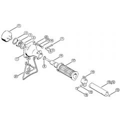 Genuine Stihl FS80 AVE / E - Clutch housing, Drive tube assembly