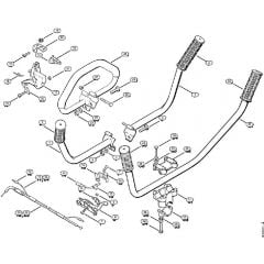 Genuine Stihl FS80 AVE / G - Handlebar