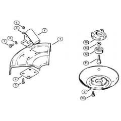 Genuine Stihl FS80 AVE / J - Deflector