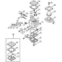 Genuine Stihl FS80 / H - Carburetor 4137/23 BR