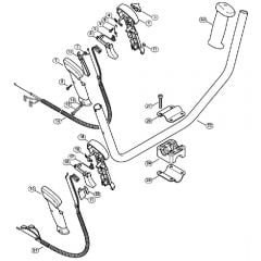 Genuine Stihl FS80 / W - Bike handle USA, CDN, BR, PRC