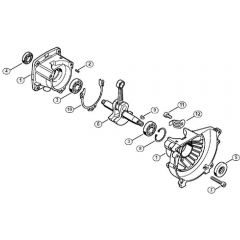 Genuine Stihl FS83 R / A - Crankcase