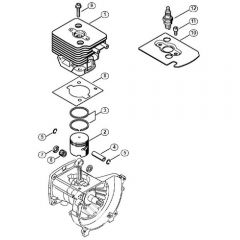 Genuine Stihl FS83 R / B - Cylinder