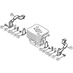 Genuine Stihl FS83 R / G - Diaphragm control