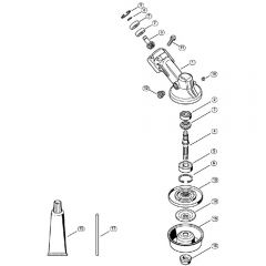 Genuine Stihl FS85 / AB - Gear head FS 80, 80 R, 85, 85 R