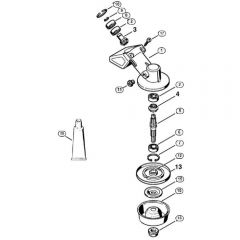 Genuine Stihl FS85 T / AC - Gear head FS 80, 80 R, 85, 85 R, 85 T, 85 RX (41.2017)