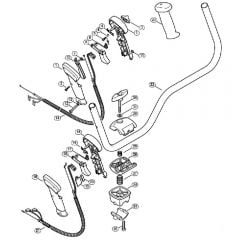 Genuine Stihl FS85 / V - Bike handle