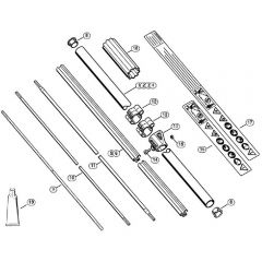 Genuine Stihl FS85 / Z - Drive tube assembly FS 80, 80 R, 85, 85 R, 85 RX