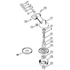 Genuine Stihl FS86 / J - Gear head FS 81