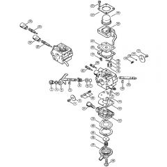 Genuine Stihl FS87 / G - Carburetor C1Q-S174, C1Q-S131