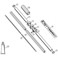 Genuine Stihl FS87 / L - Drive tube assembly